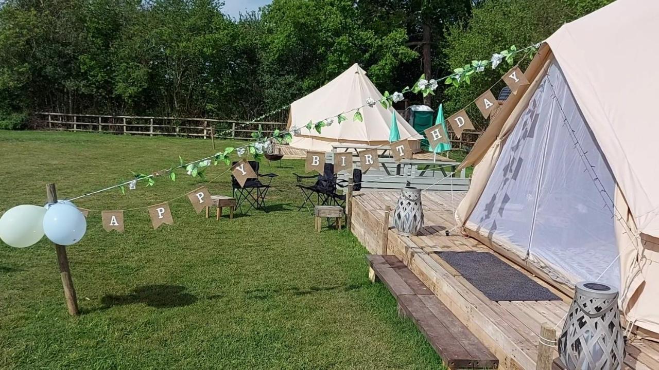 Hopgarden Glamping - Luxury 6M Bell Tent Wadhurst Exterior photo