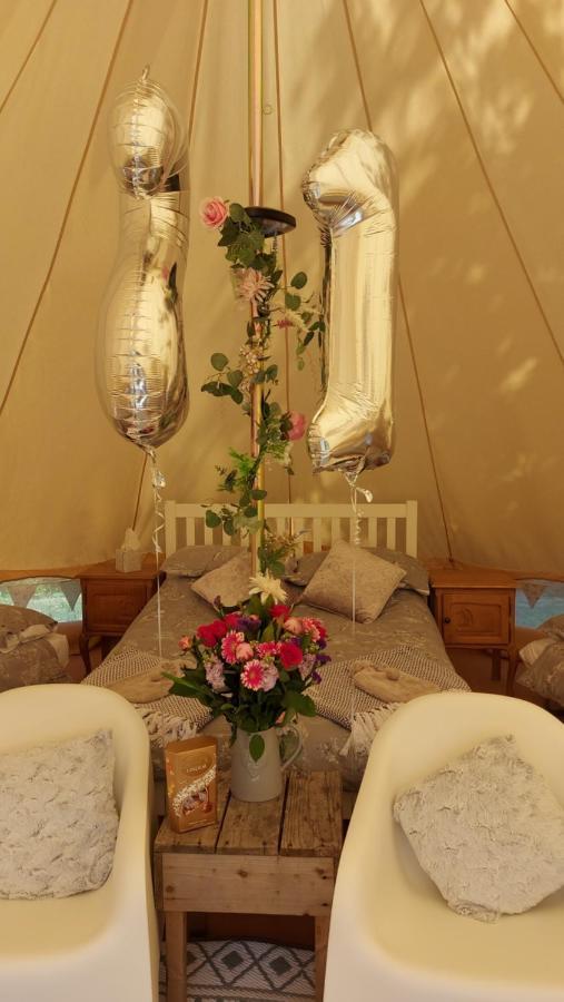 Hopgarden Glamping - Luxury 6M Bell Tent Wadhurst Exterior photo